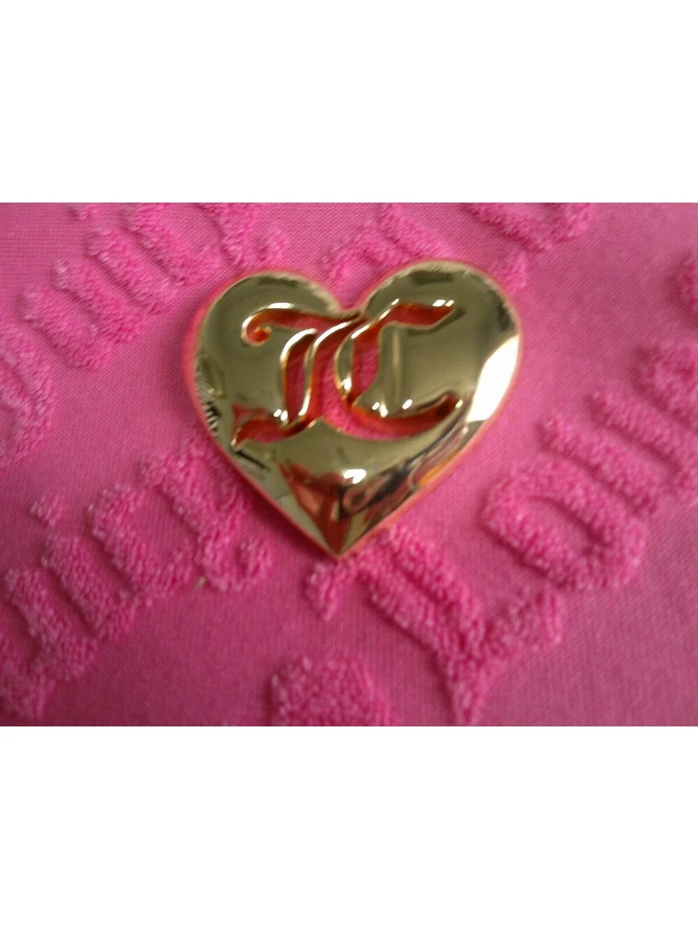 Juicy Couture Pink Travel Cosmetic Bag